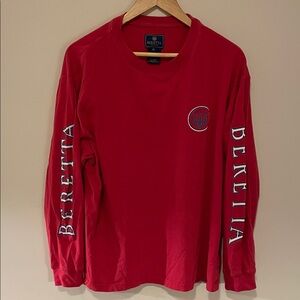 Beretta Men's Short Sleeve Crewneck Tee - Red